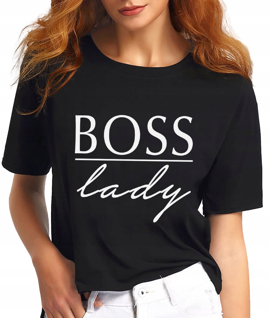 

T-shirt Koszulka damska nadruk Lady Boss S