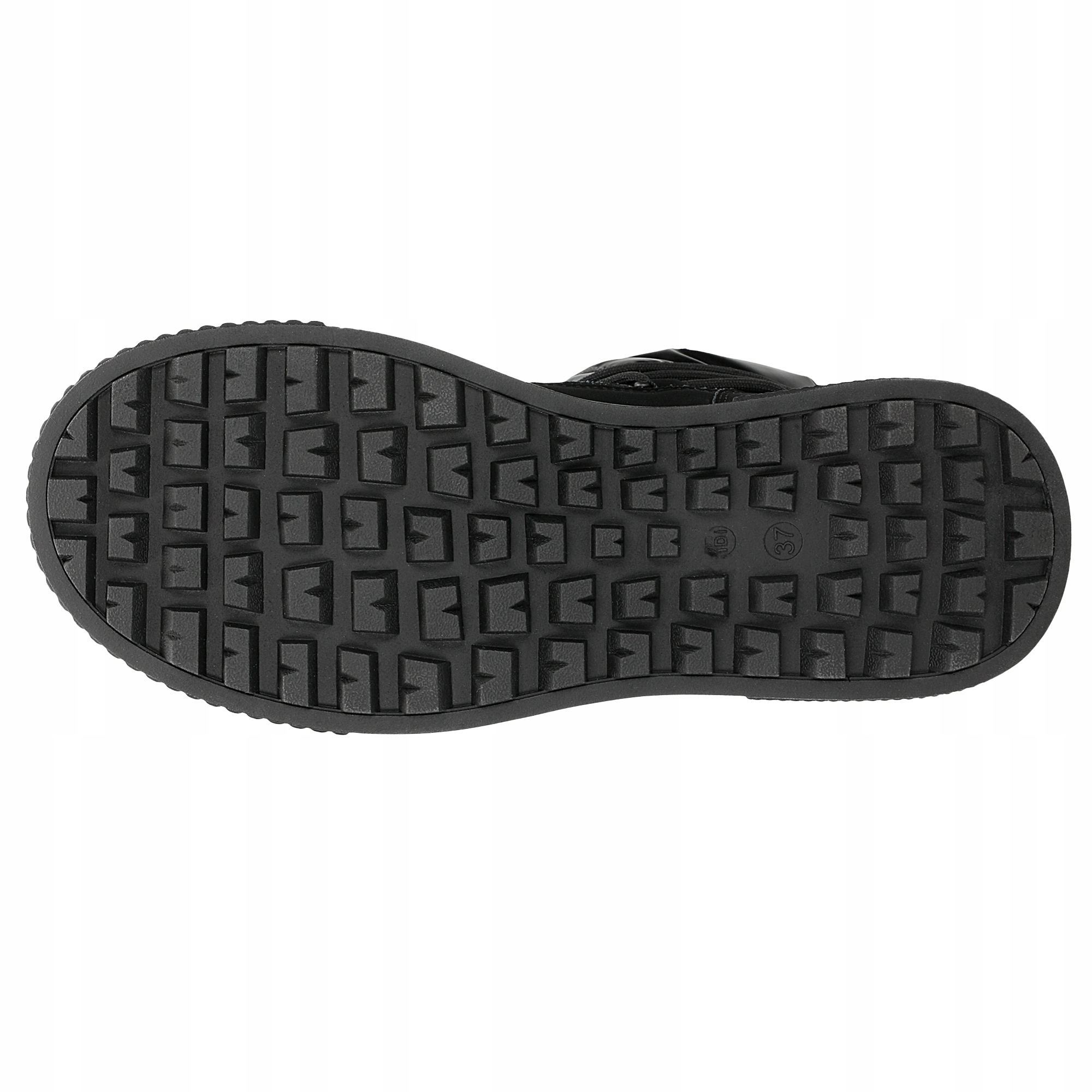 BUTY DAMSKIE ocieplane Czarne śniegowce RELAKS na grubej podeszwie r. 38 Model R55124-11