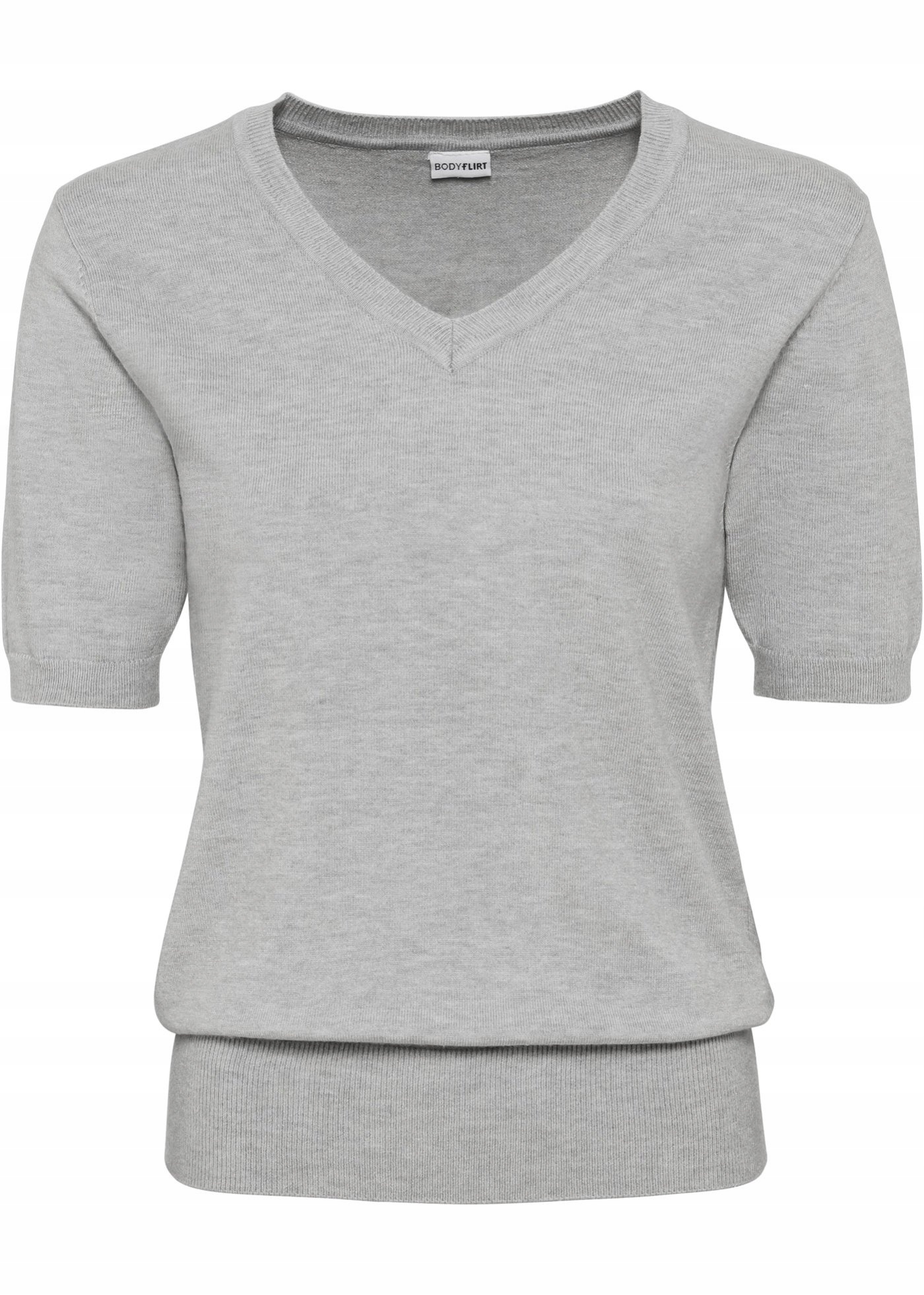 

(42/138) Bpc Sweter W Serek Z Krótkim Ręk. r.44/46