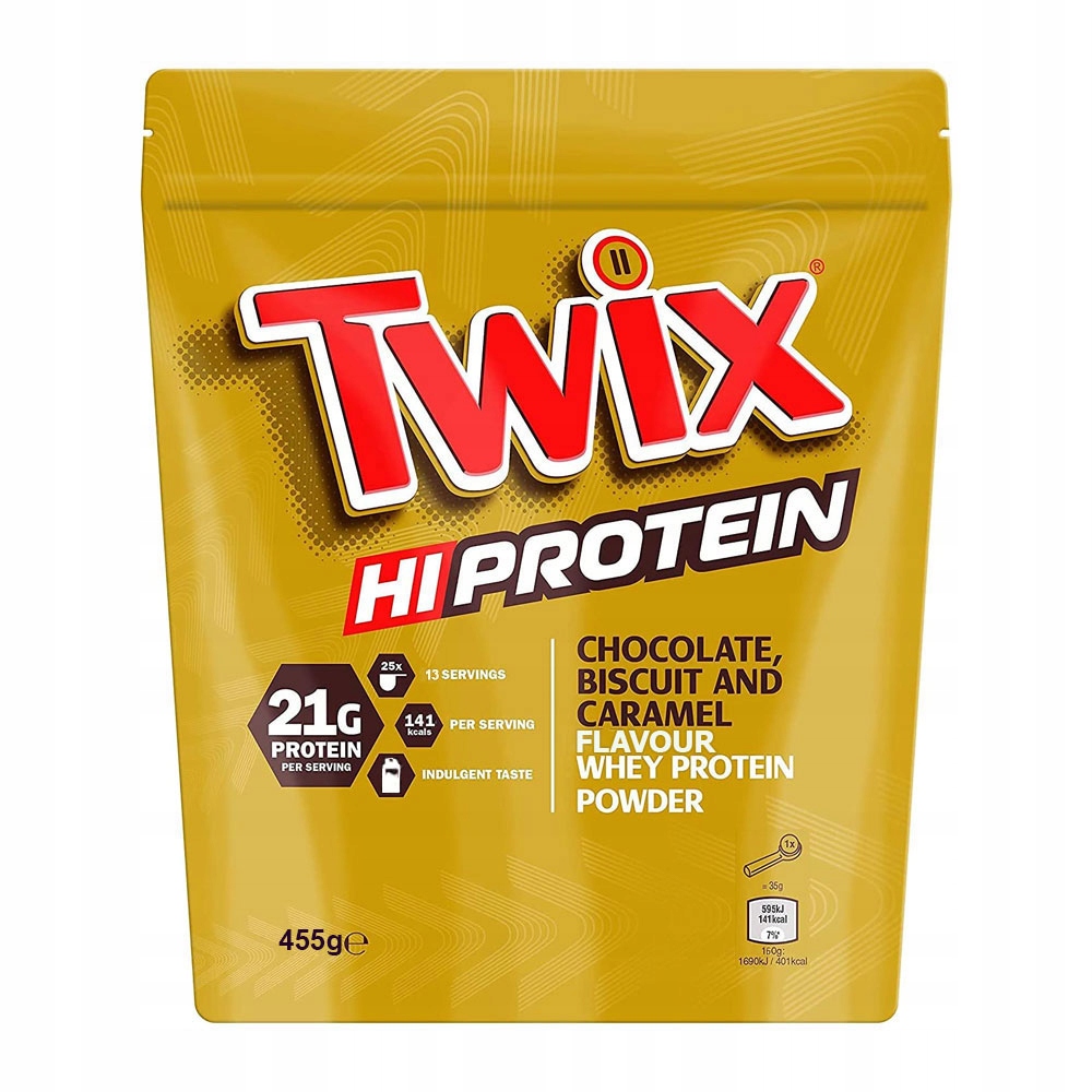 Mars Twix Hi Protein 455 g Protein syrovátkový koncentrát Wpc