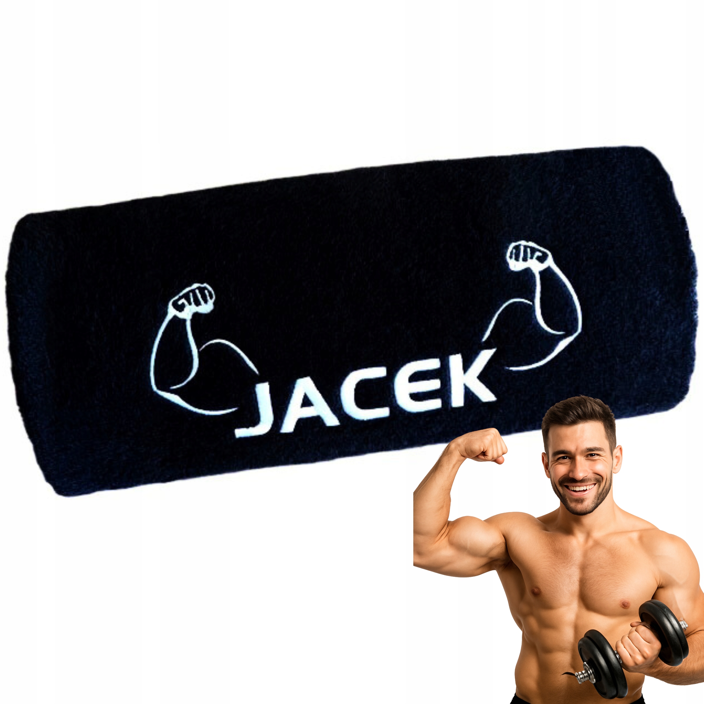 Dárek pro kulturistu, trenéra, sportovce, Ručník, personalizované narozeniny