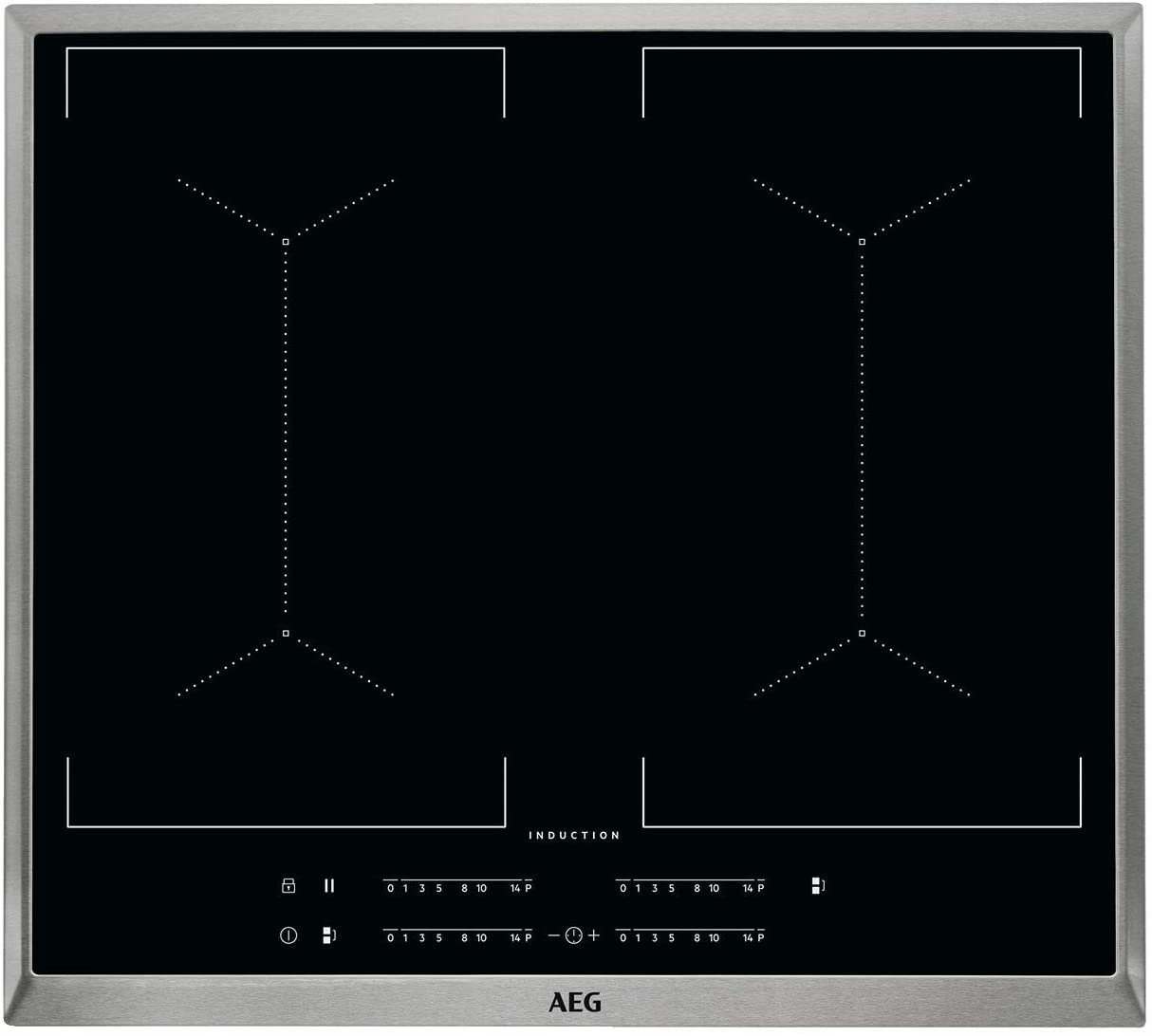 AEG Hob IKE64450XB Induction Number of burners/cooking zones 4 Mechanical T