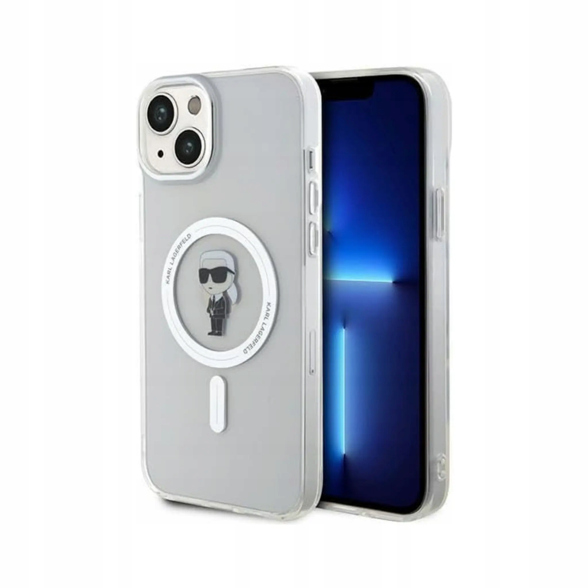 Karl Lagerfeld IML Ikonik MagSafe Case, przezroczysty iPhone 15 Plus