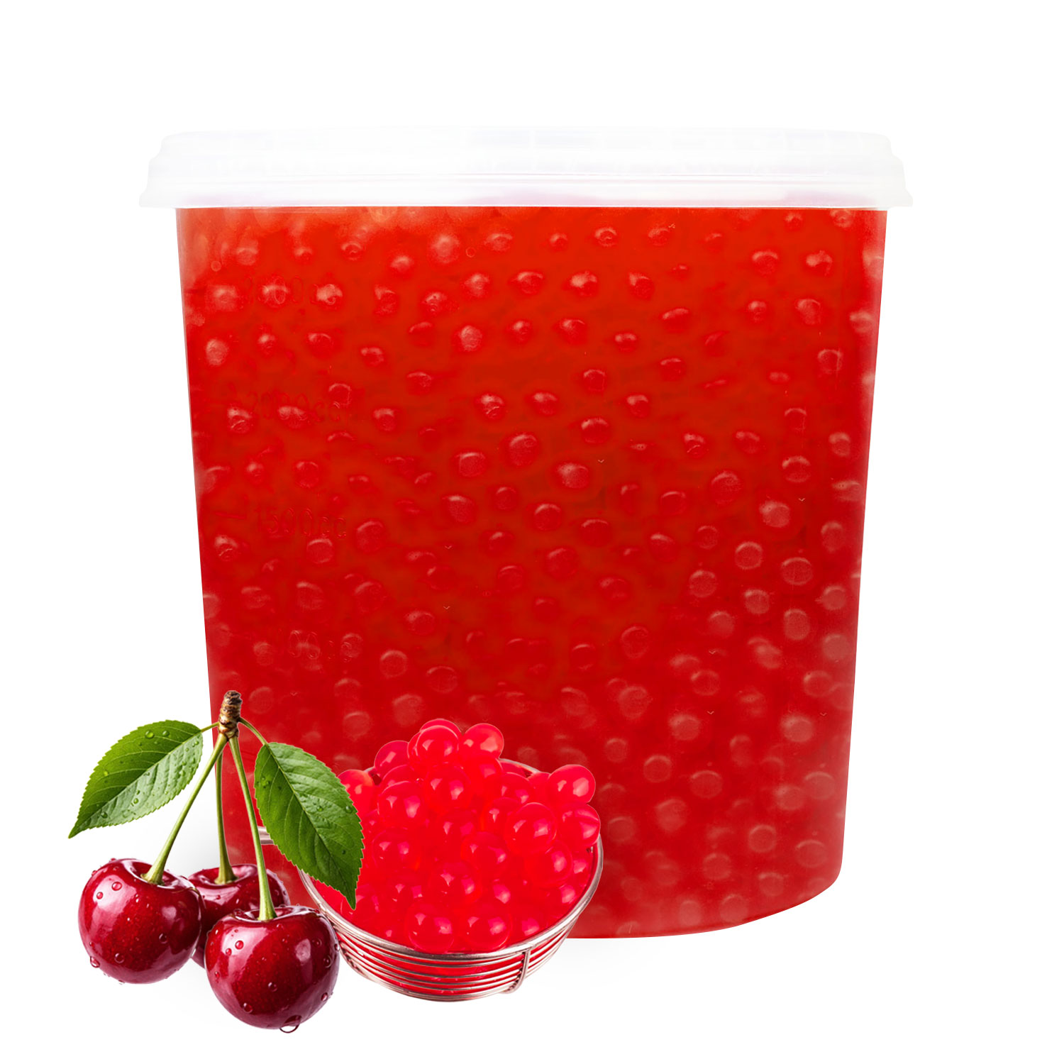 Bubble Tea Popping Boba Kulki pękające Wiśnia 3,4 kg owocowe Crazy Bubble