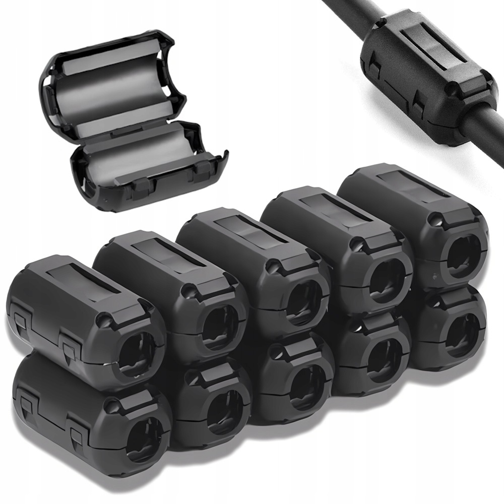 Filtry ferrytowe 10 szt. do radia Led audio i komputera