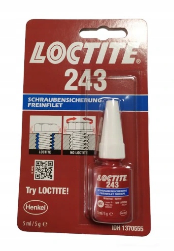 

Loctite 243 5ml Klej do połączeń gwintowych