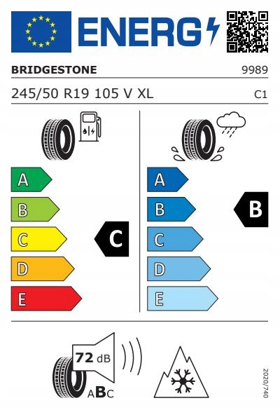 2x Bridgestone Blizzak LM001 245/50R19 105V XL Marka Bridgestone