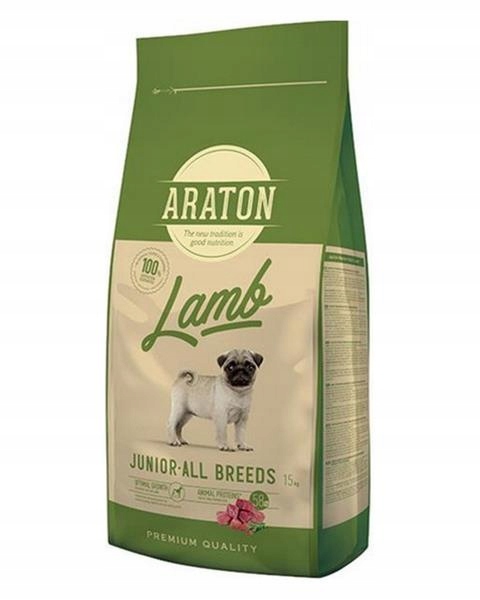 Araton Dog Junior Lamb All Breeds 15kg Data 07.2026