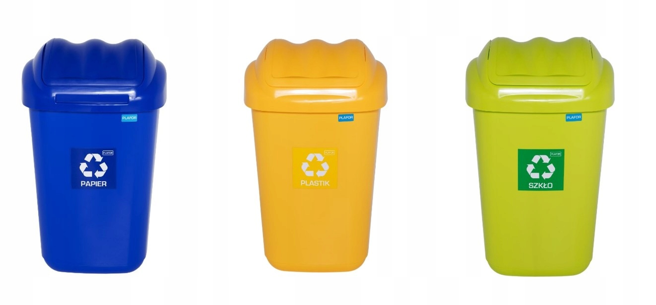 KOSZ pojemnik 30L na odpady segregacja Fala Marka Plafor