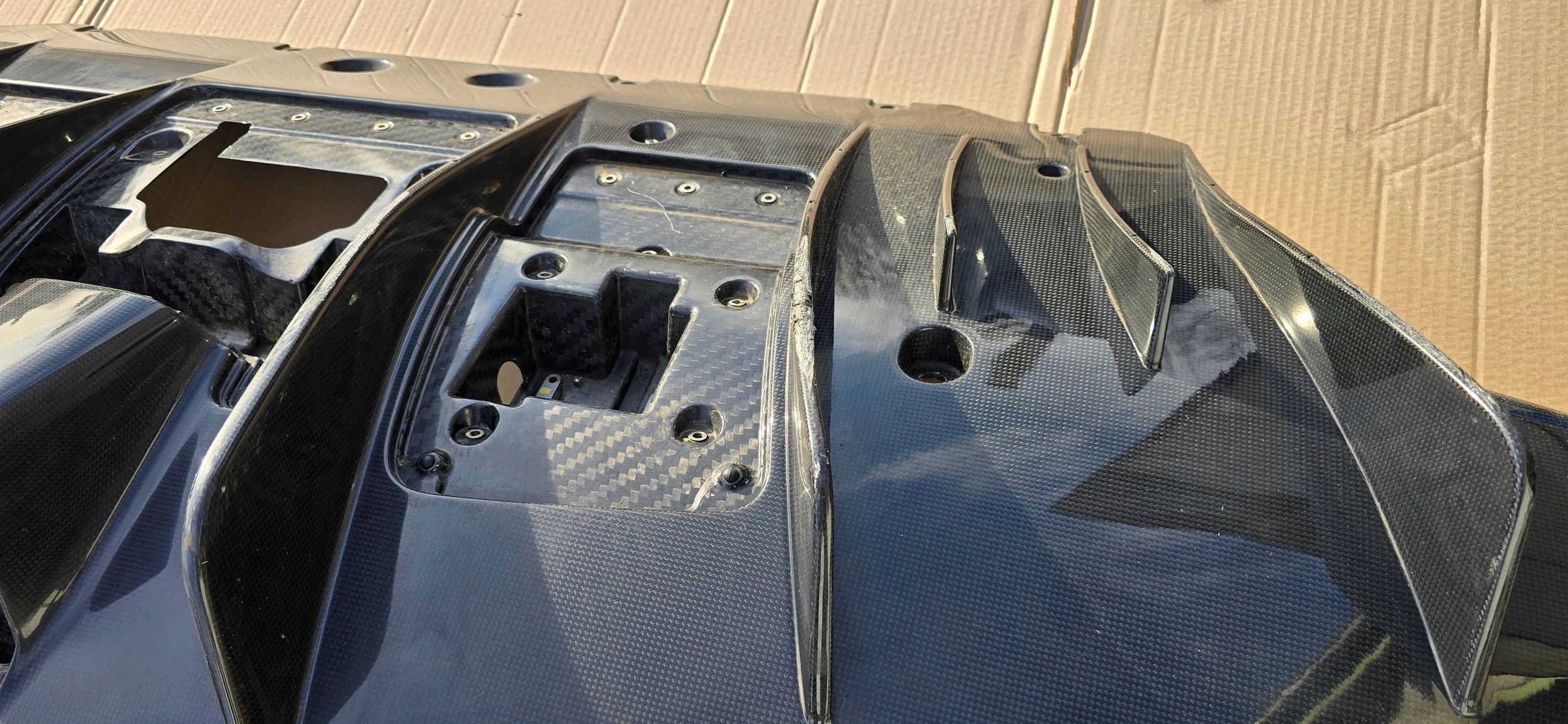 Ferrari 488 Pista rear part bumper rear Carbon diffuser