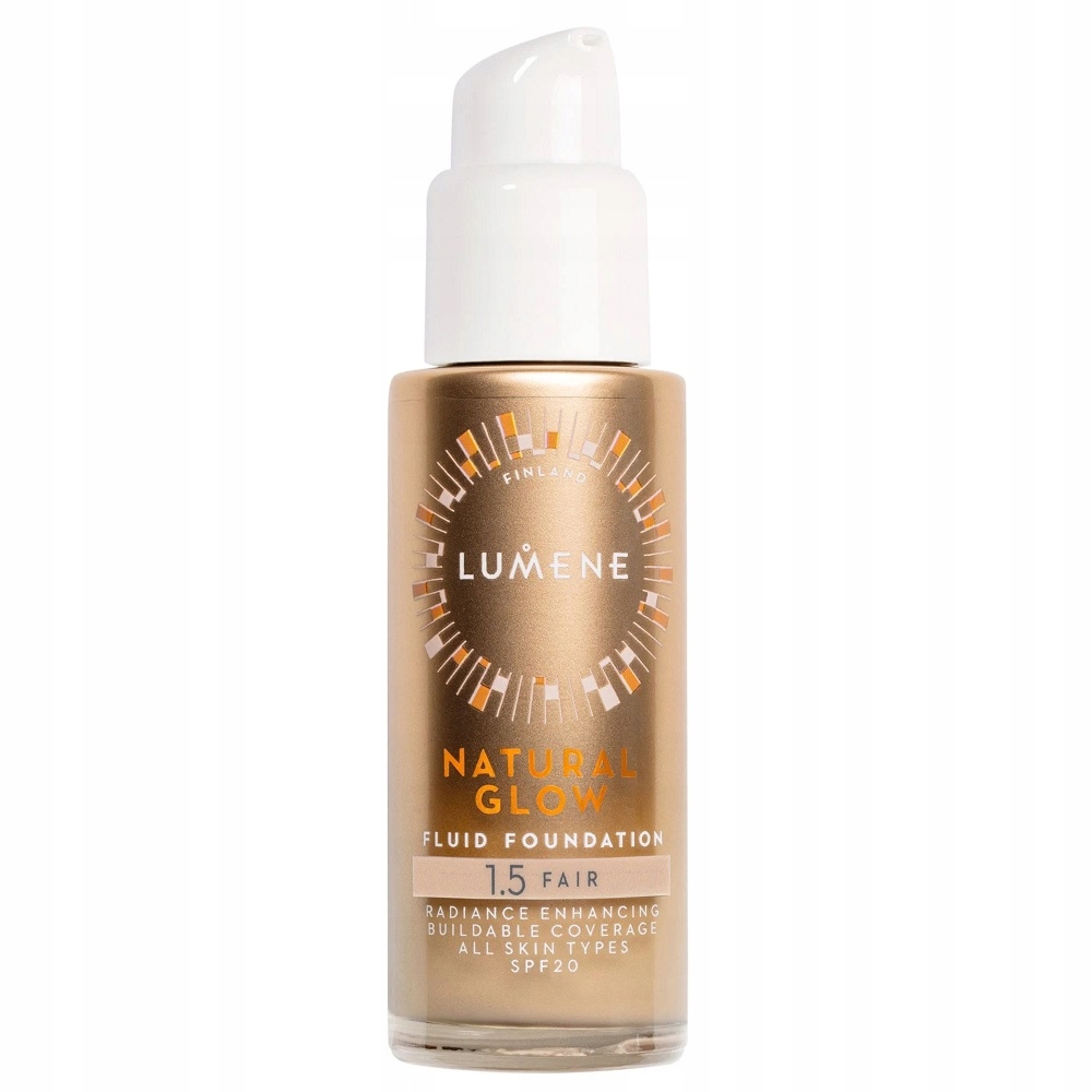 Podkladová Báze Lumene Natural Glow Fluid Foundation rozjasňující 1.5 Fair 30 ml