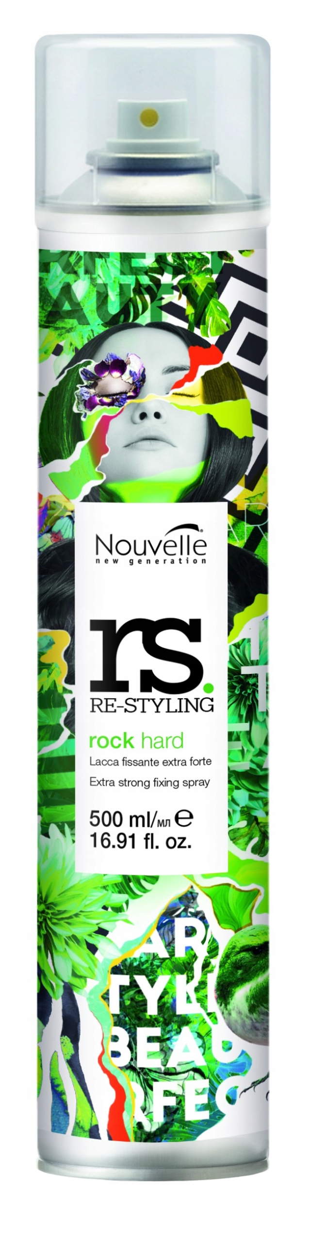 NOUVELLE LAKIER DO WŁOSÓW HARD ROCK 500 ml