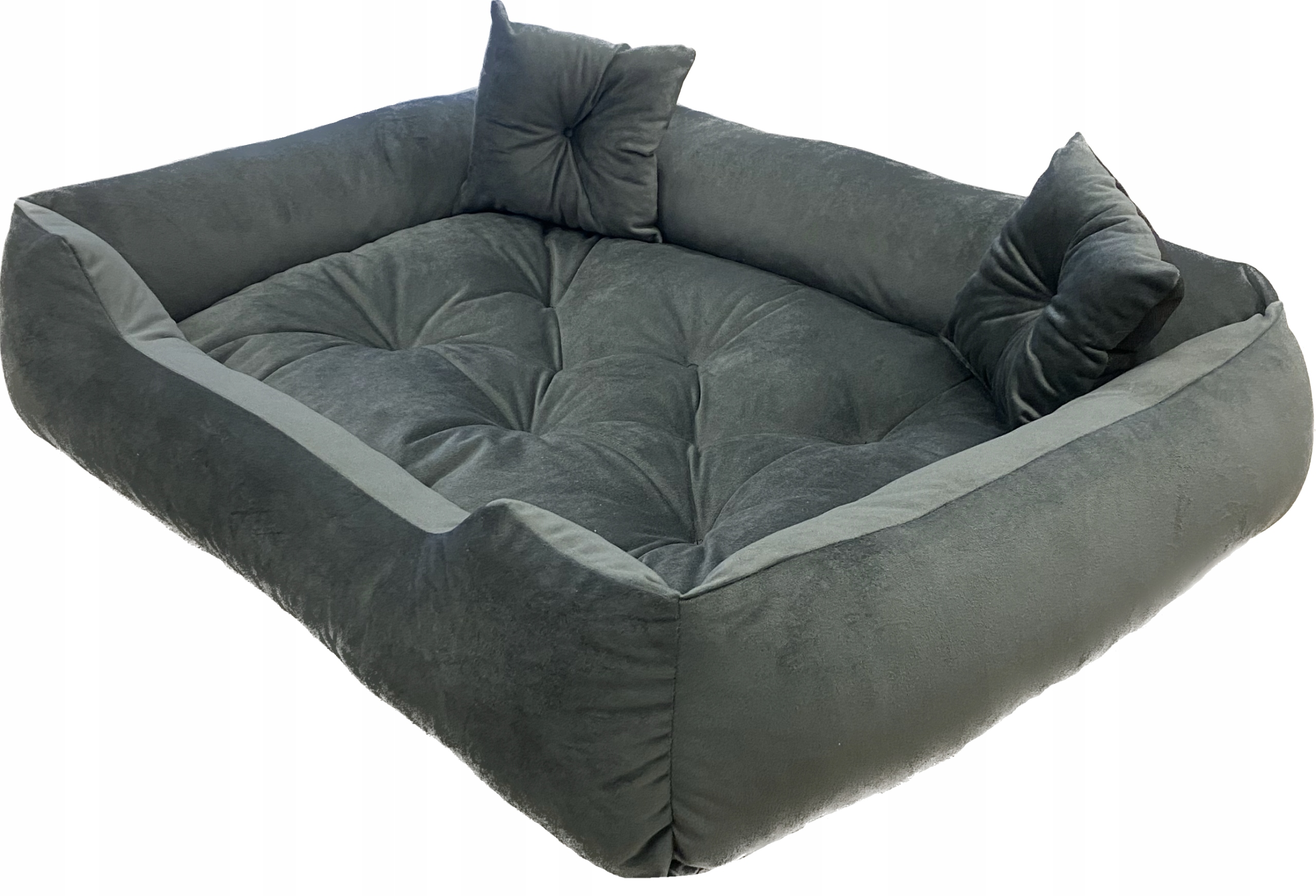 Legowisko Dla Psa Kota Welurowe 115x95 Posłanie Kojec Łóżko Leżanka Premium