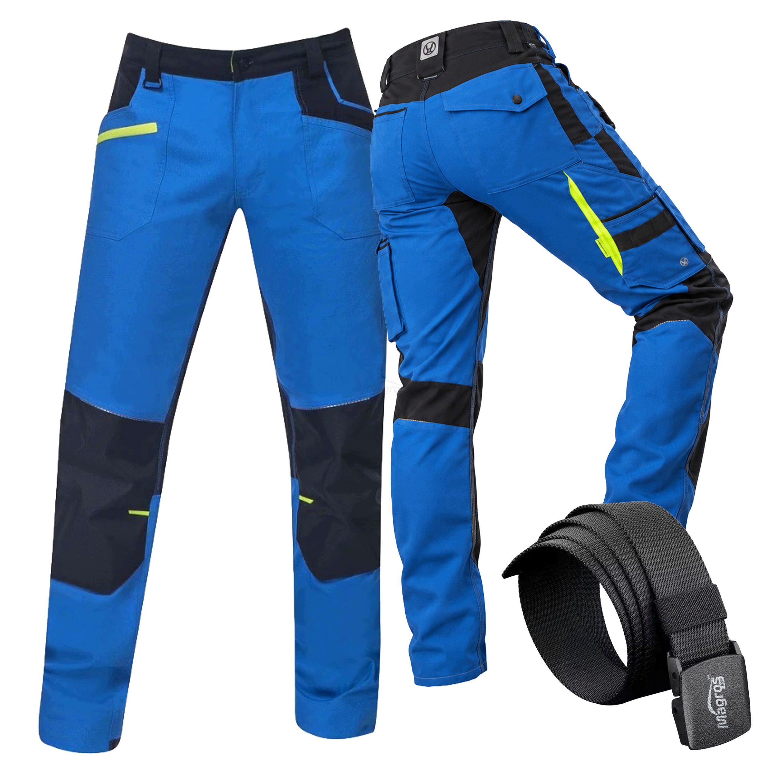 Pracovní kalhoty Bozp Pánské Elastické Slim Fit Modré Ardon 4Xstretch