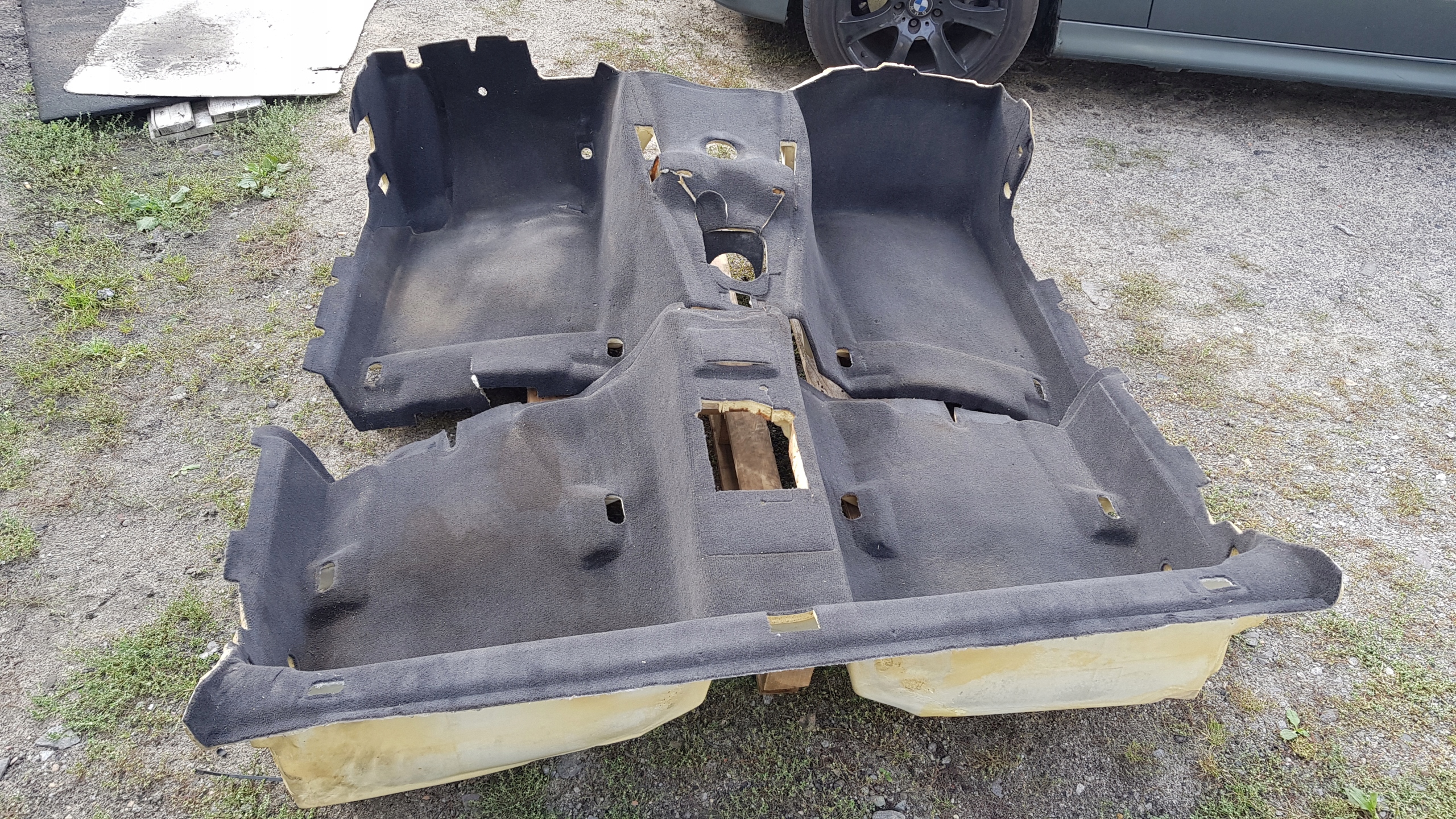 MERCEDES W220 carpet mats front rear part