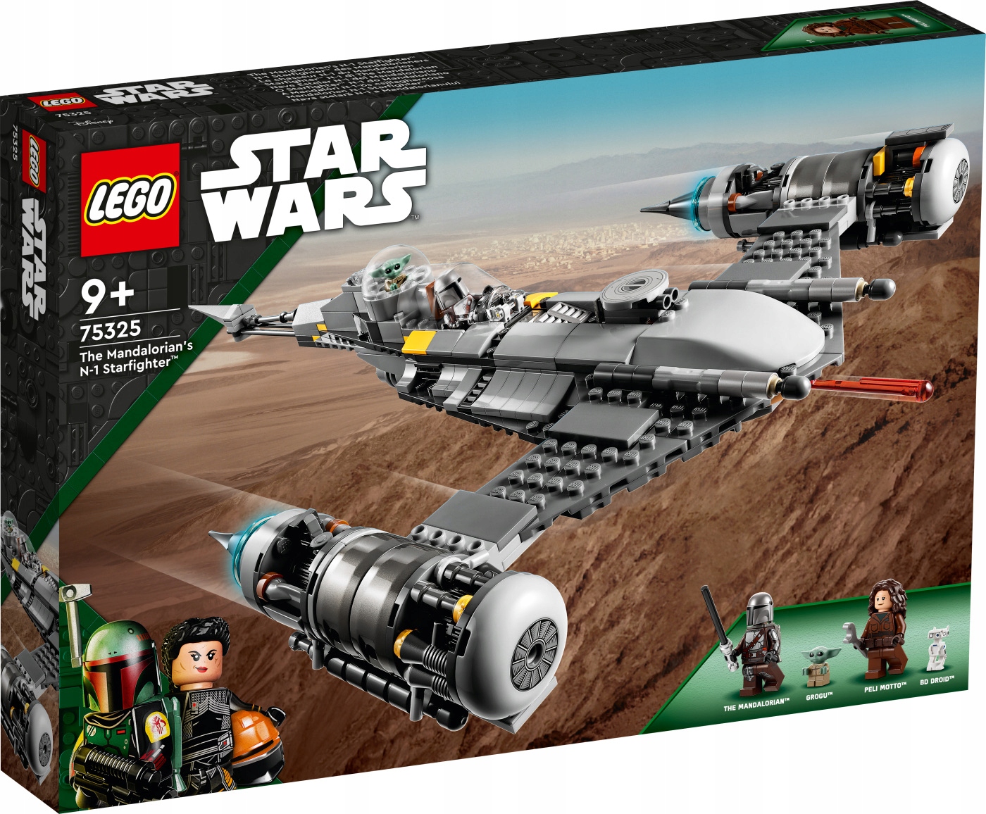 

Lego Star Wars 75325 Myśliwiec N-1 Mandalorianina
