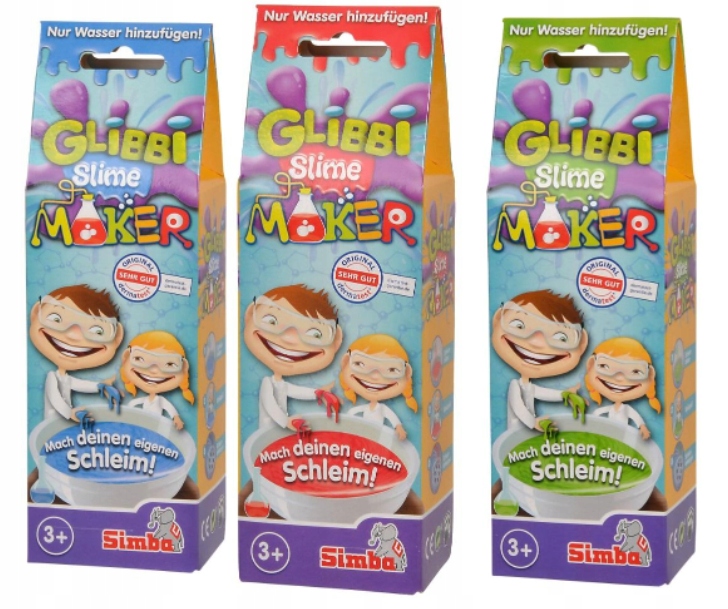 

Glibbi Slime Maker 2 rodzaje zielony czerwony