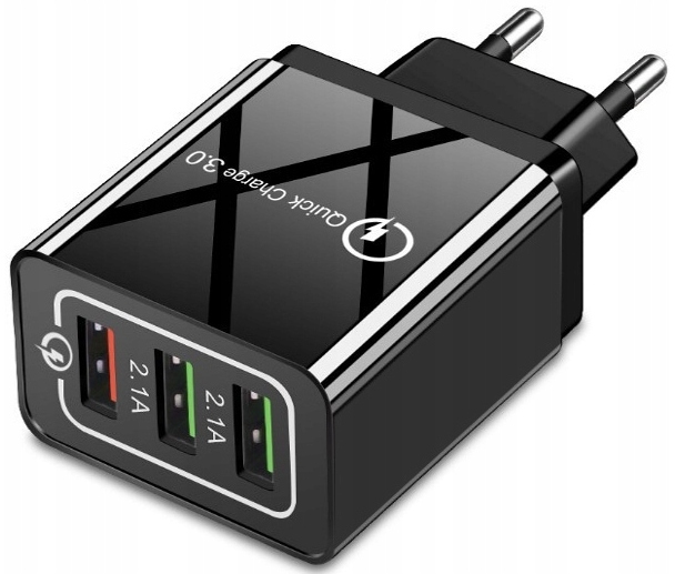 

Szybka Ładowarka Sieciowa Usb Qc 3.0 3 Porty Usb