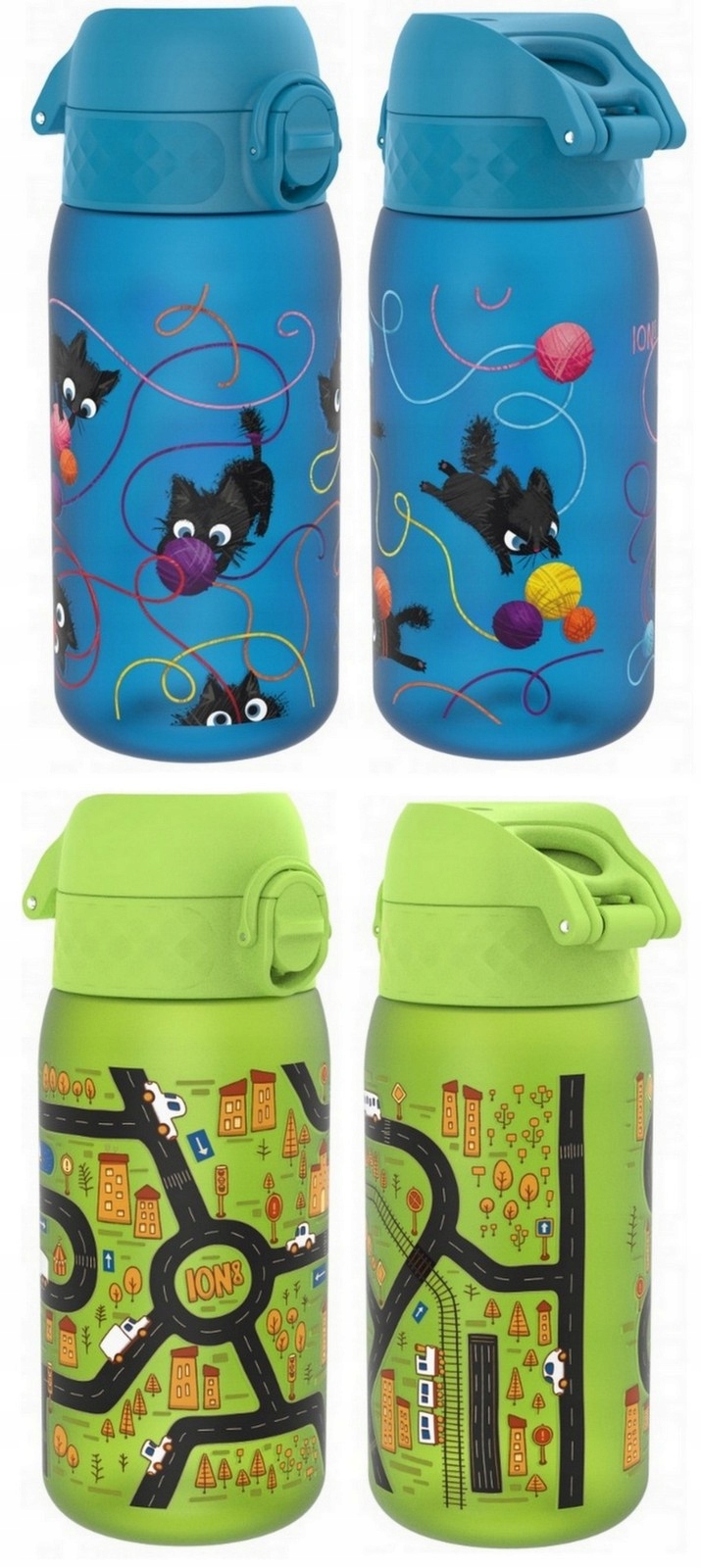 ION8 Dziecięcy bidon do szkoły przedszkola butelka na wodę BPA Free 400ml Rodzaj bidon