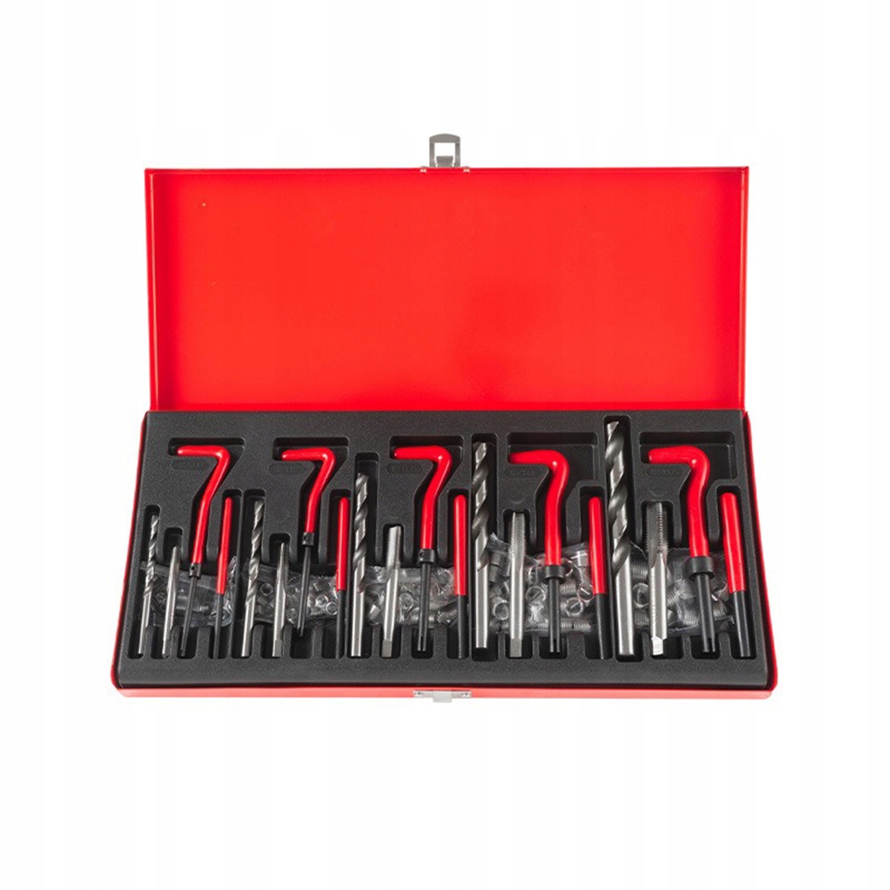 131EL Metrická Sada na Opravu Závitů M5-M12 Profesionální Nářadí pro Opravu Závitů