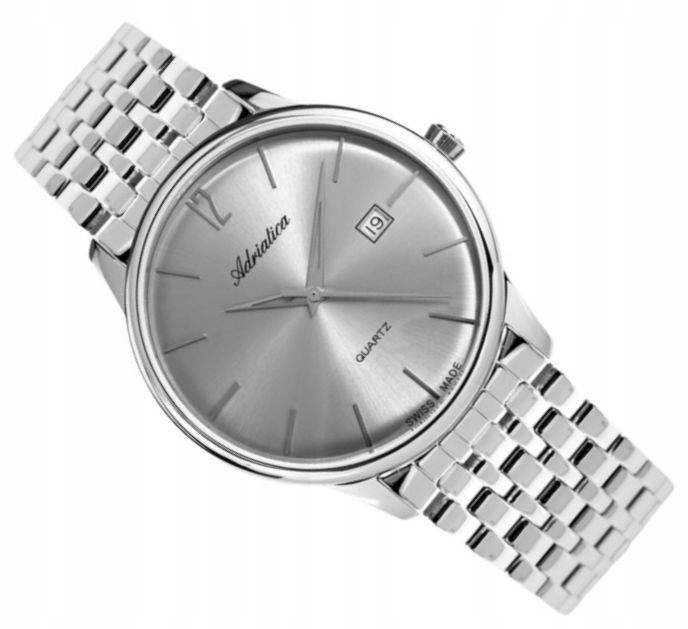 Klasické hodinky Adriatica A8254.5157Q stříbrné