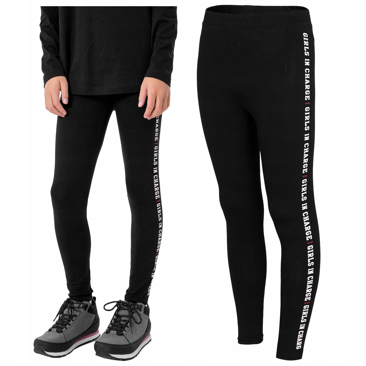 

Legginsy spodnie Dziecięce 4F Junior JLEG003 158
