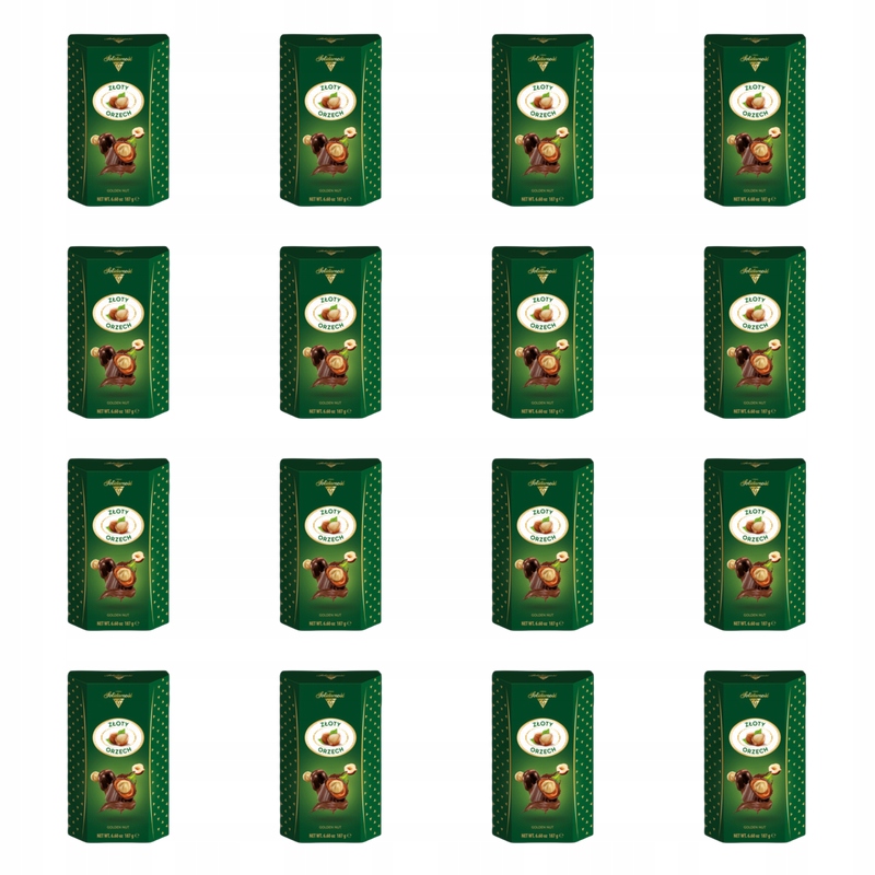 Solidarność Złoty Orzech praliny z orzechem 187 g X16