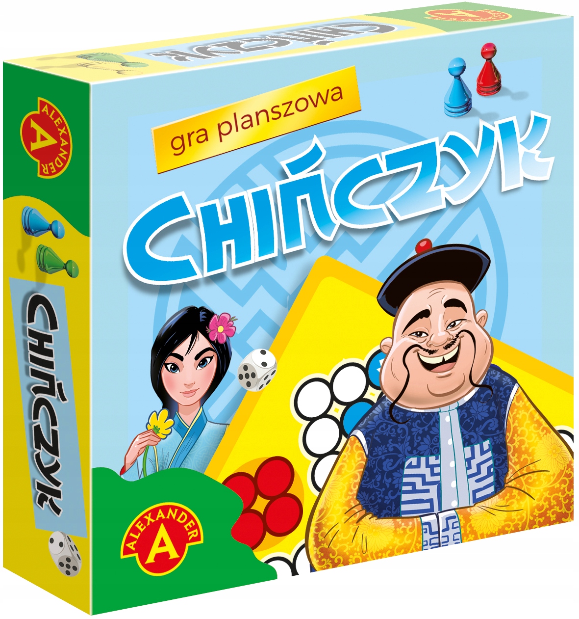 

Chińczyk Kieszonkowy Gra Planszowa Mini Alexander