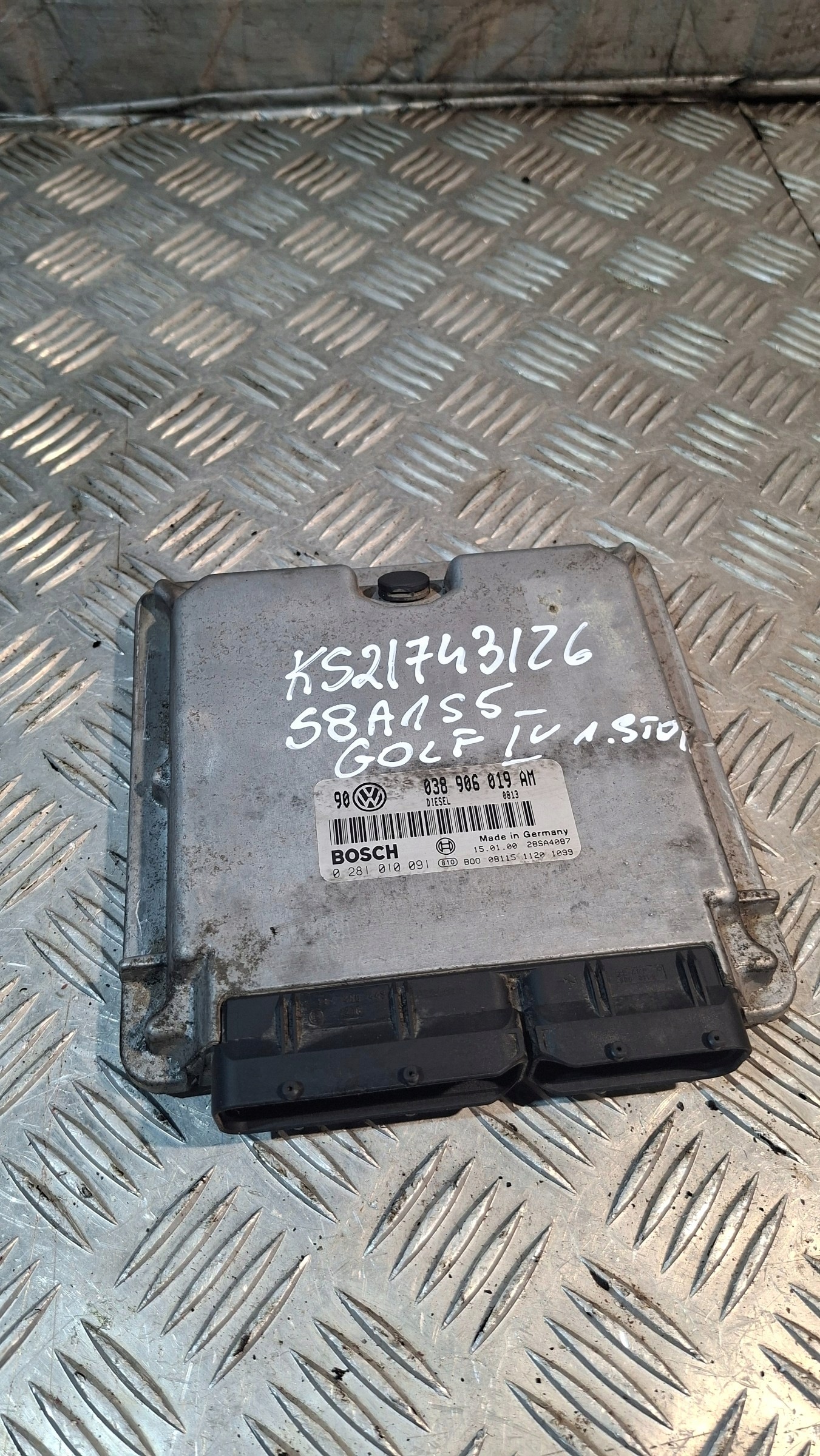 control unit of the engine VW GOLF IV 1.9TDI