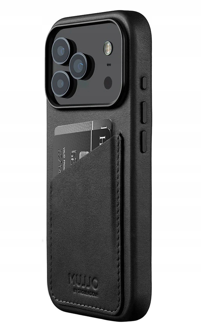 Kožené pouzdro Mujjo Wallet MagSafe s koženým kryt pro iPhone 17 Pro