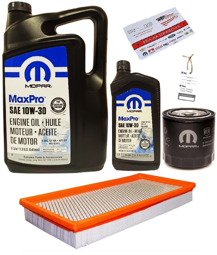 MOPAR 10W30 + FILTRY JEEP CHEROKEE 4,0 91-01