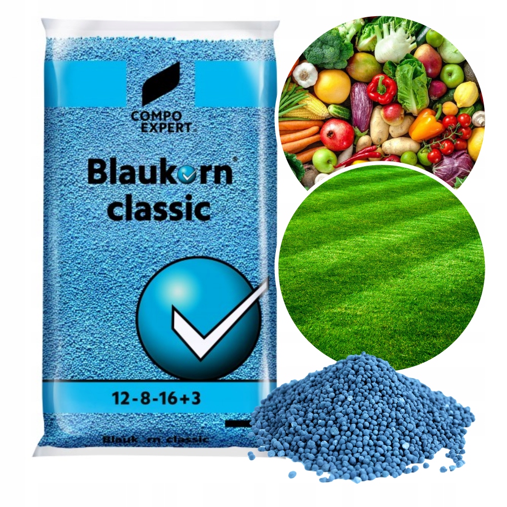 Blaukorn Classic Nawóz Wiosenny Letni Do Trawy Compo Expert Complex 25KG