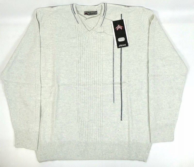

RT7991 Devir Męski Sweter Wełniany Rozmiar XL