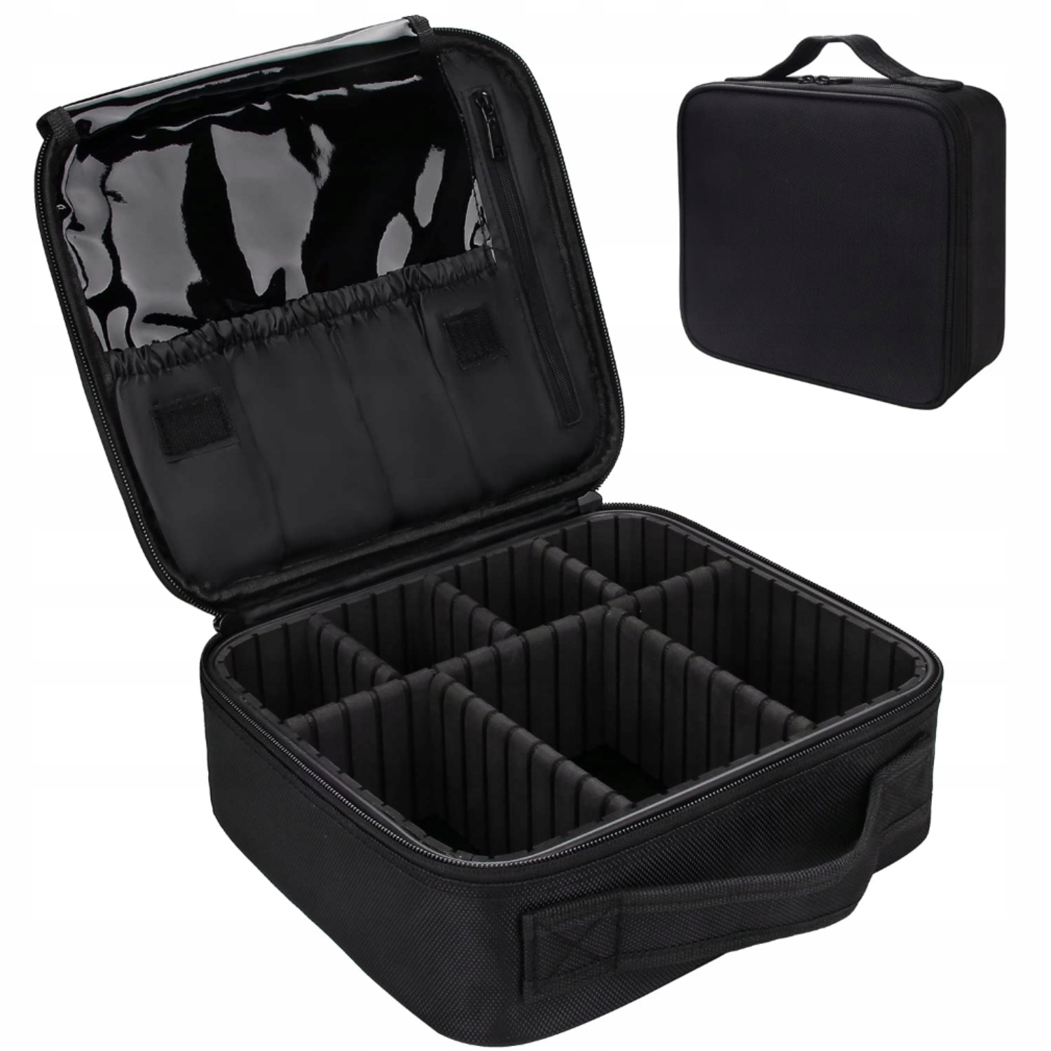 DUŻA KOSMETYCZKA DAMSKA MĘSKA ORGANIZER KOSMETYKI Wysokość produktu 23 cm