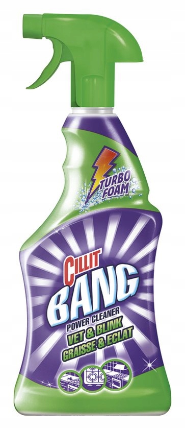

Cilit Bang 750ml Spray Tłuszcz Zielony