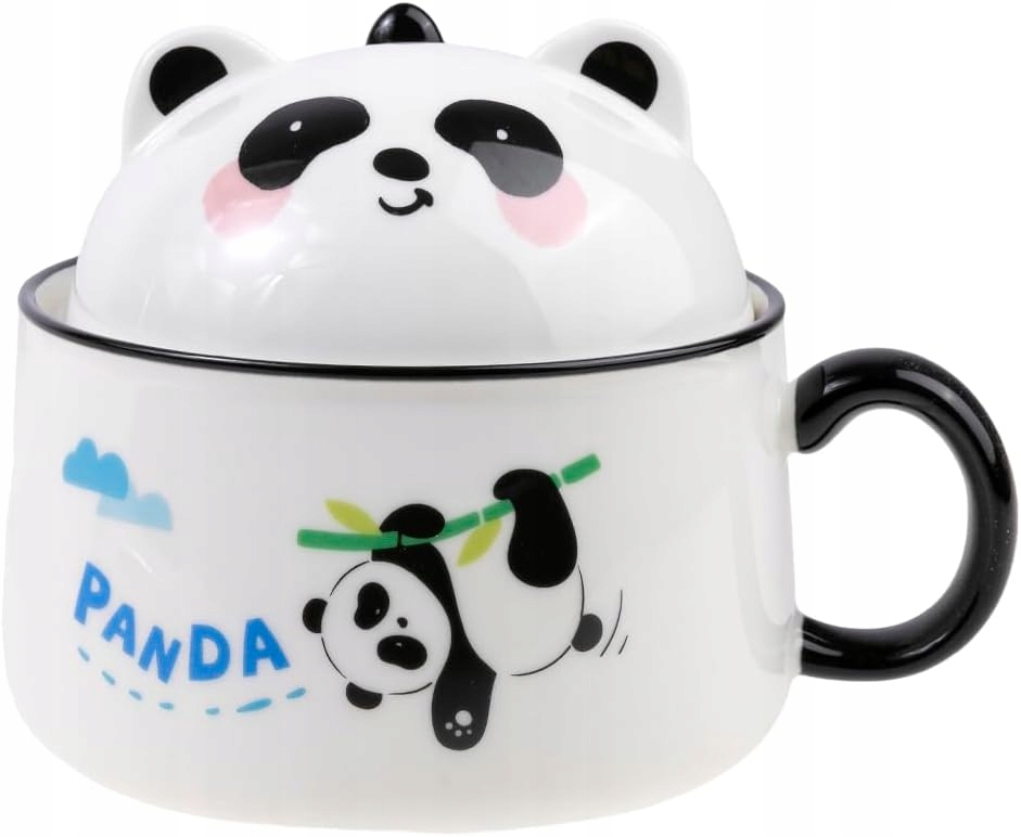 Miska Na Ramen 1020 ML S Víčkem A Hůlkami Porcelán