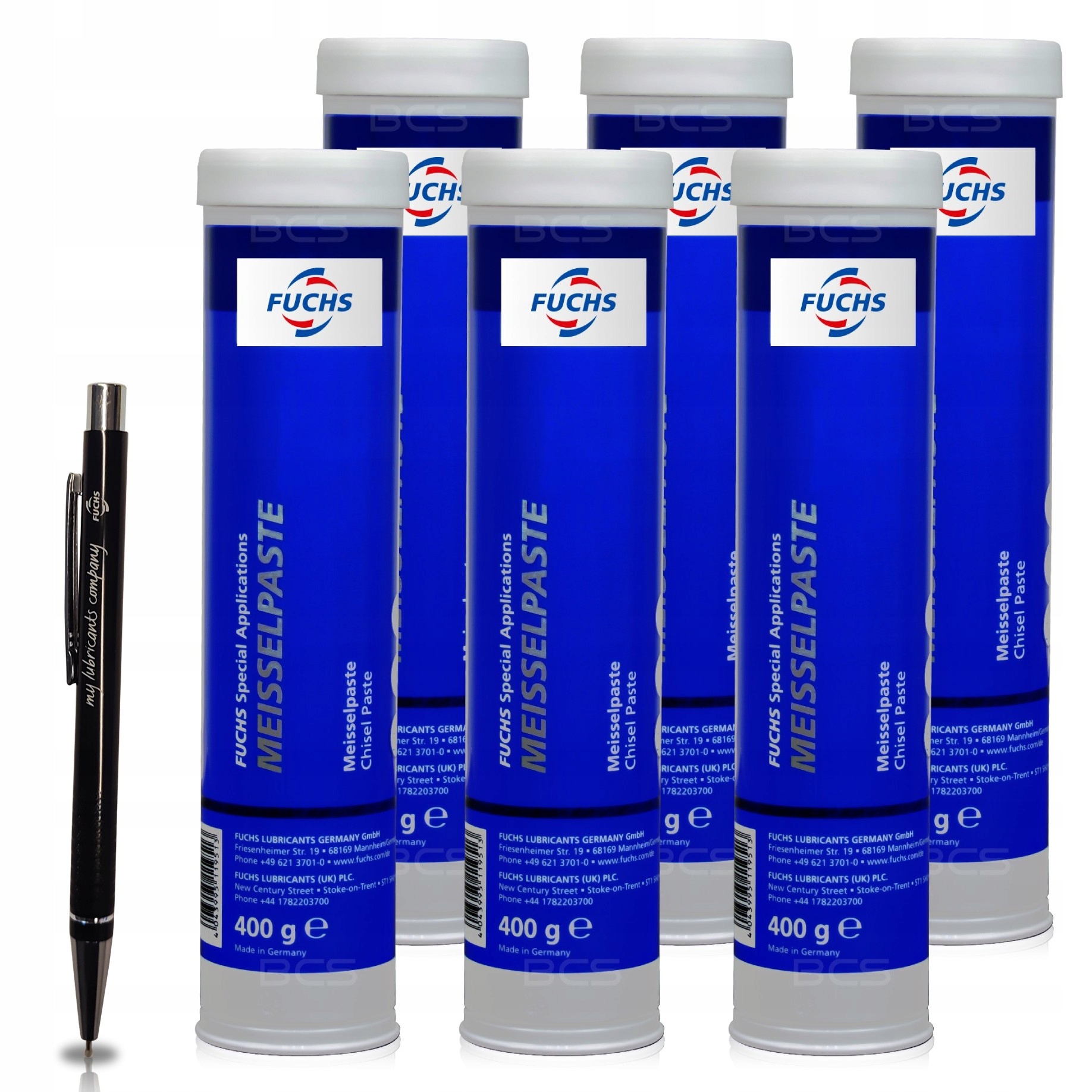 6 x FUCHS MEISSELPASTE - SMAR DO MŁOTÓW UDAROWYCH - W TUBIE 400g