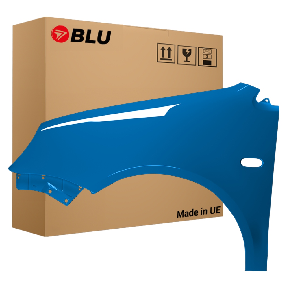 Blu Blatník Vw Polo 9N IV 4 LA5M levý modrý 01-05 přední MercatoBlau