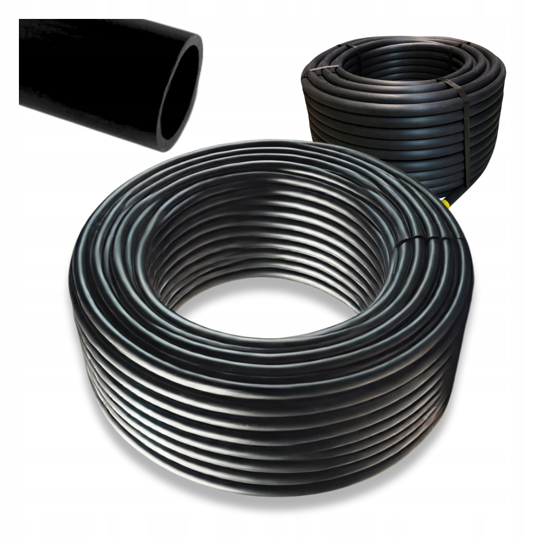 Rura Montażowa Mocna Przewód Wąż Do System Nawadniania Pn Pe FI25 Wąż 100m