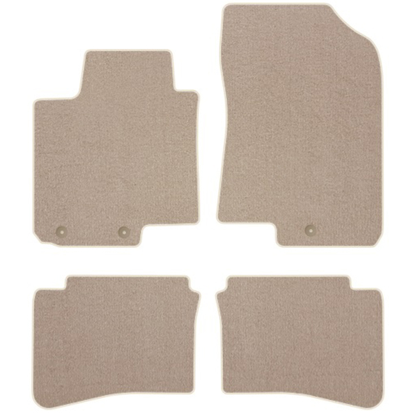 Коврики велюровые крепления в комплекте Декор