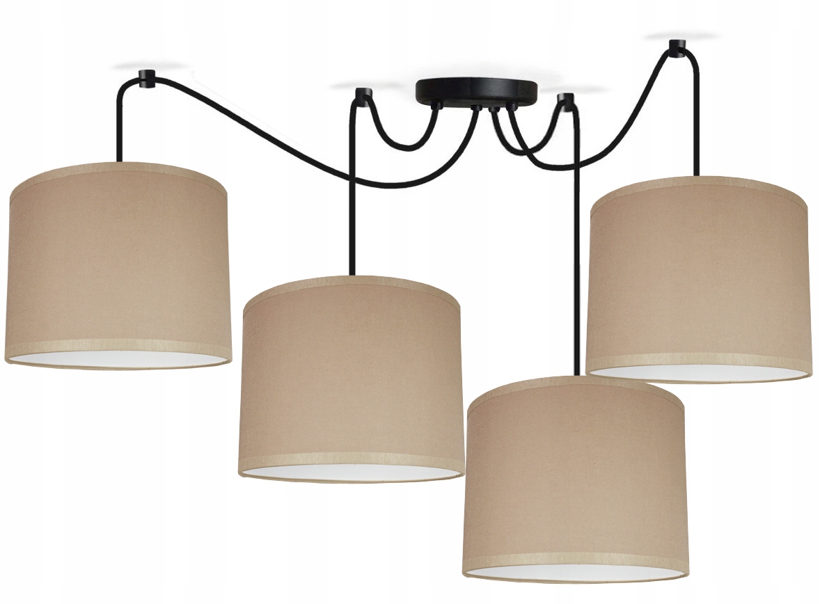 Závěsná stropní lustrová lampa Abażur stropní svítidla do obývacího pokoje lustry