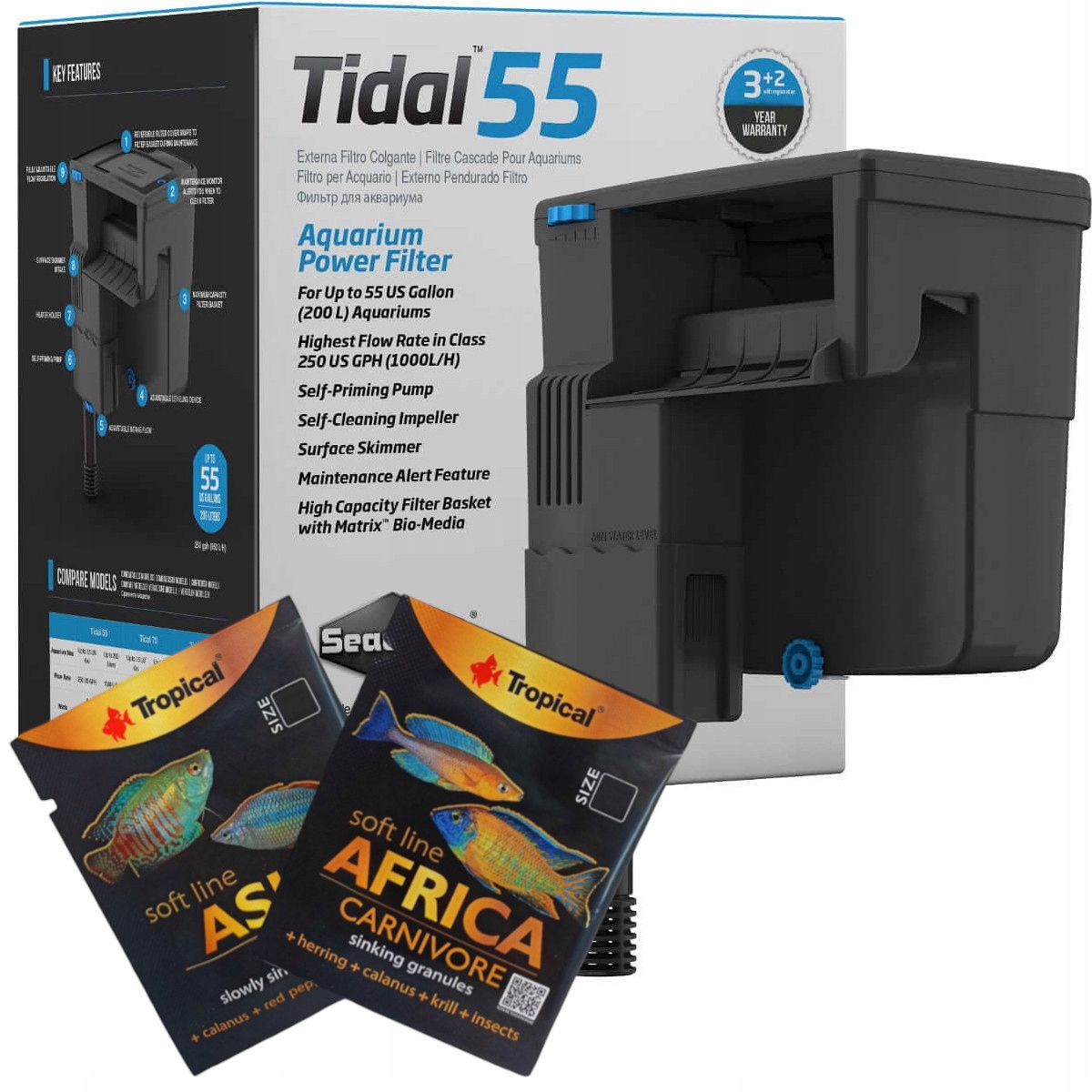 Seachem Tidal 55 Filtr Kaskadowy Matrix