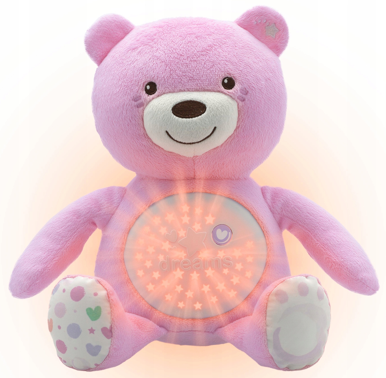 CHICCO MIŚ Z PROJEKTOREM 3W1 LAMPKA + KOŁYSANKI Marka Chicco