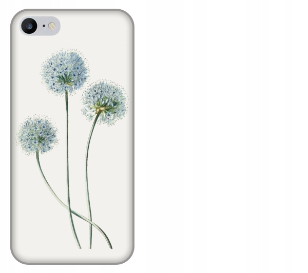

Etui pokrowiec iPhone 8 Kwiat niebieski akwarela