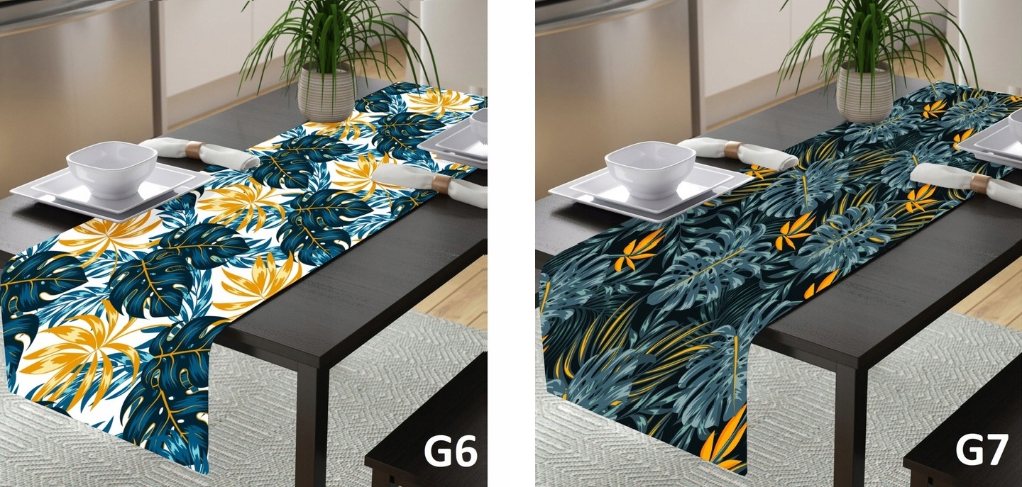 BIEŻNIK NA STÓŁ MATOWY KOLOROWY 40x220 OBRUS G15 Marka Syl-Mar