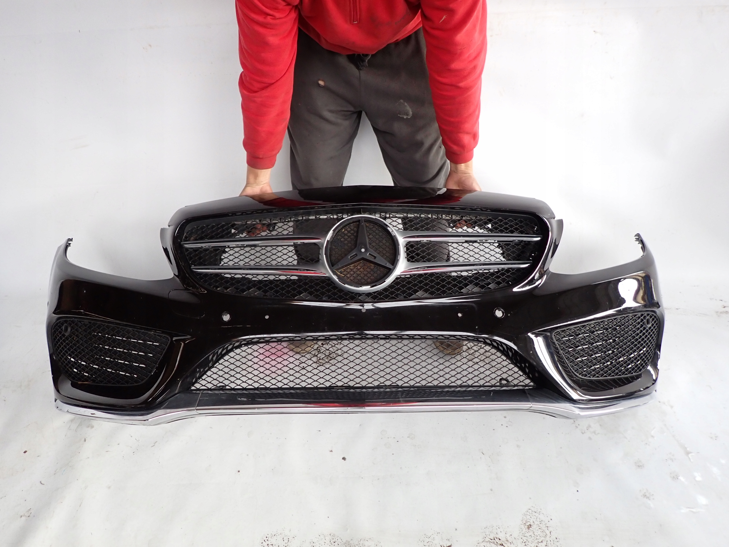 MERCEDES C class W205 AMG 14- bumper front front