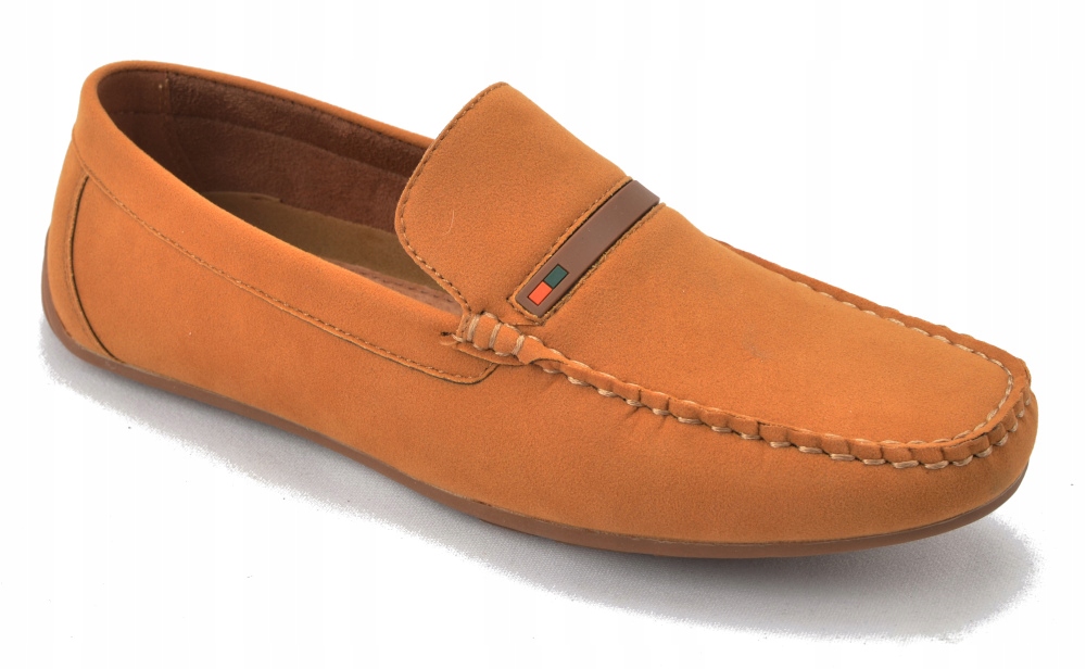

Buty Męskie Mokasyny Skóra Wkładka Camel R 41