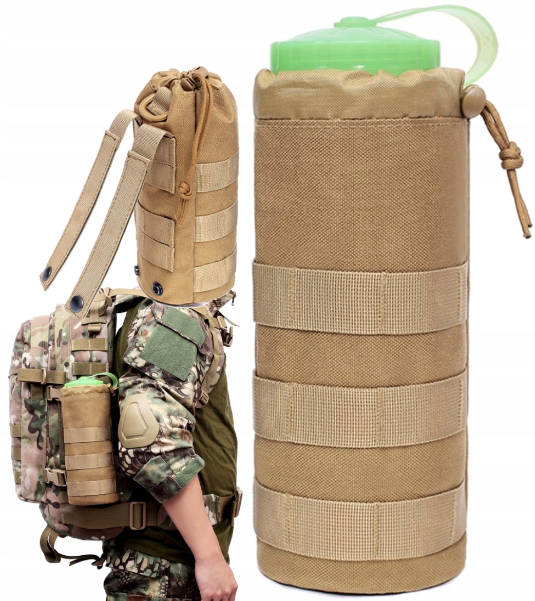 

Turystyczna Taktyczna saszetka Molle butelkę bidon