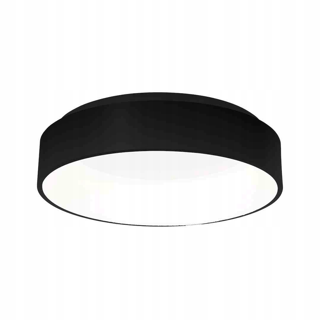 Stropní Svítidlo Ohio Black 40W Led 3000K-4000K Ø450 mm