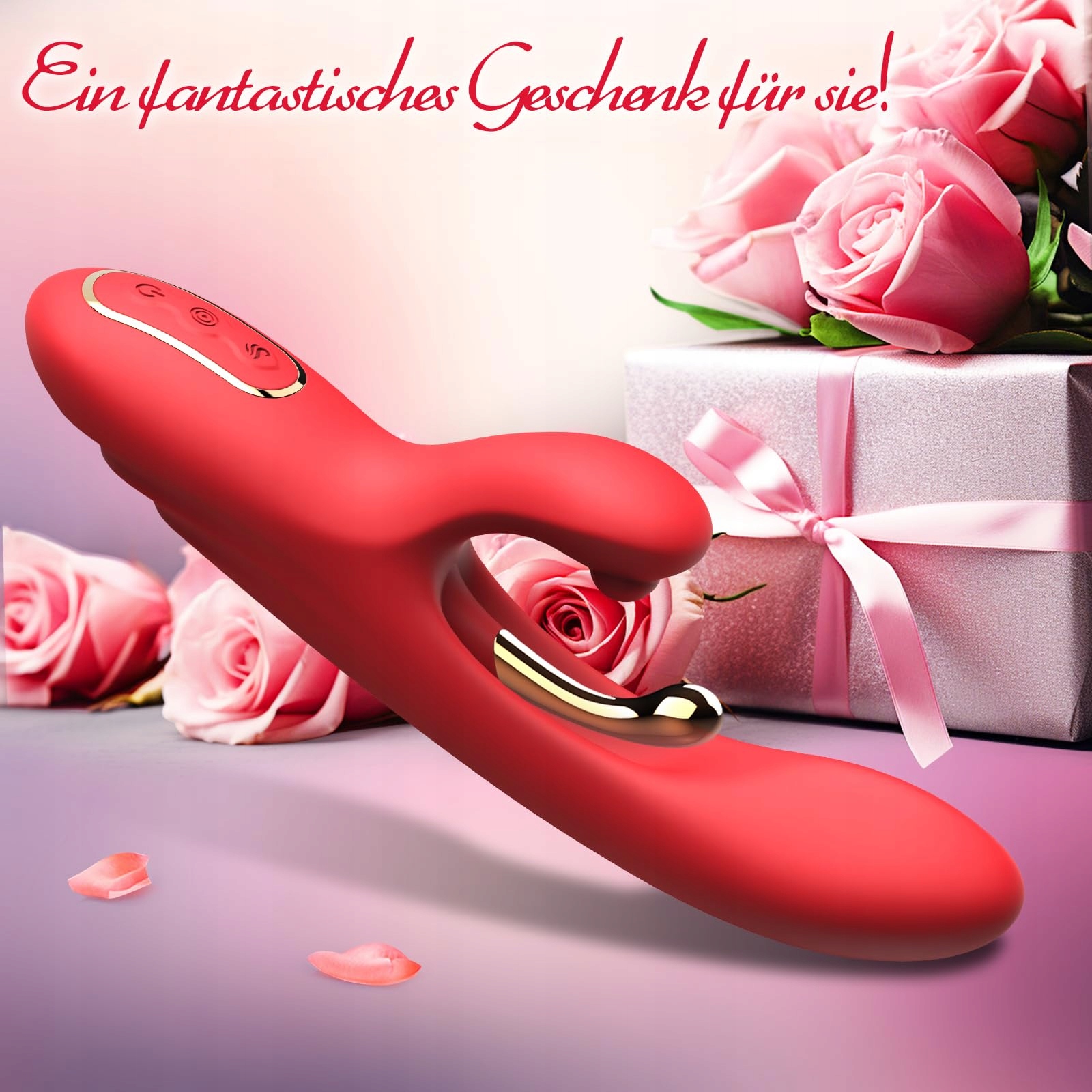 RABBIT VIBRATOR Dla Kobiet G Punkt Klitoris Dildo 9 Trybów Wibracji — miniatura 7